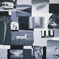 Obra : Nire Maleta. Acrilico sobre lienzo