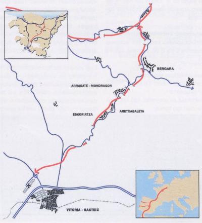 mapa autopista vitoria-gasteiz-eibar