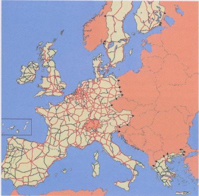 Europako mapa