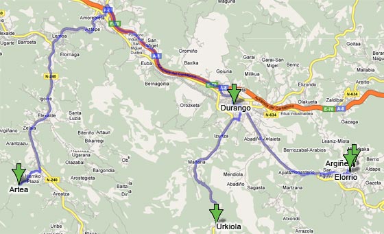 Ibilbidearen mapa
