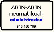arin-arin neumatikoak administrazioa