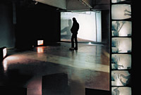 Obra: Faces. Video Instalaci&oacute;n. Medidas variables