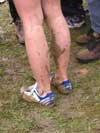 Barro en las piernas