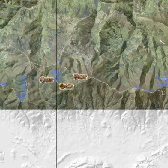 Elgea-Artiako panoramen mapa