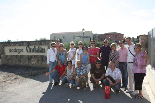 Visita de clientes rusos en Bodegas Ondal&aacute;n