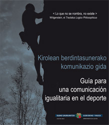 Kirolean berdintasunerako komunikazio gida