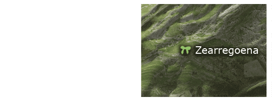 Dolmen of Zearragoena - Location