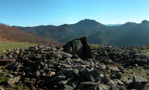 Vista de Sagastietako Lepua I, Sagastieta
