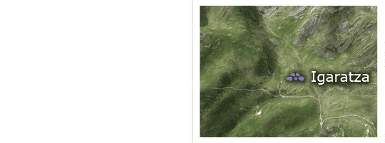 Tumulus d'Igaratza - Localisation