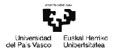 Logo - Universidad del País Vasco