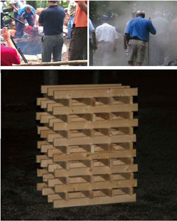 Zeanuri - Stills de video y estructura de madera y EnsayoTipo02 - Estructura de madera