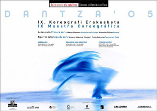 Cartel de la Muestra Coreogr&aacute;fica 2005