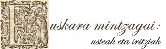 Euskara mintzagai
