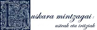 Euskara mintzagai