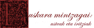 Euskara mintzagai