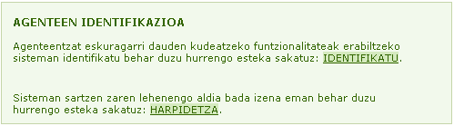 Agenteen identifikazioa