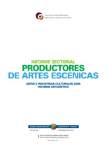 Estadística Productores Artes Escénicas 2009