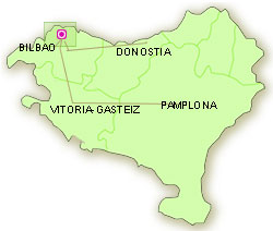 Map of Euskal Herria