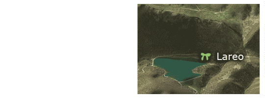 Dolmen de Lareo - Localisation