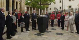 Imagen del acto celebrado en Gernika.