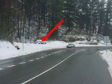 Arekaren eremua, kota altuago batetik ikusita.