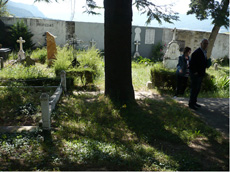 Rincón suroeste del cementerio 