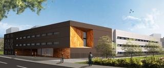 Vista de la entrada pricipal del IES Zabalgana BHI