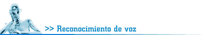 Logo. Reconocimiento de Voz