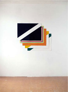 Super puestos #4, 2007 - Acr�lico y esmalte sobre papel