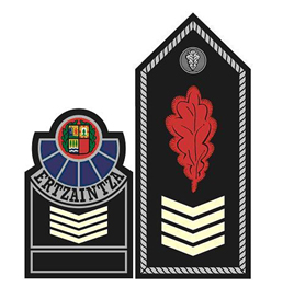 Nuevos distintivos de la Ertzaintza