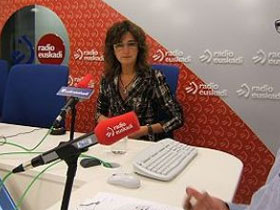 Idoia Zenarruzabeitia en la entrevista concedida al programa Boulevard de Radio Euskadi