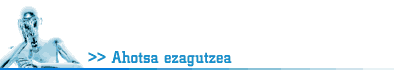Logoa. Ahotsa ezagutzea