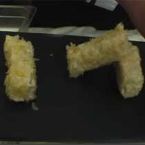 Bakailao kroketak patata ezkatekin 