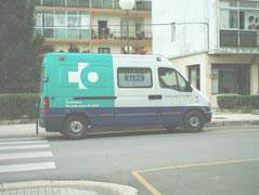 Exterior de ambulancia