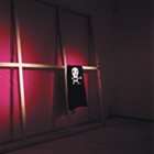 Autokju (given from sb or sth) screensaver taking place. 2002.. Instalaci&oacute;n audiovisual