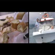 Pescando chipirones en Mutriku