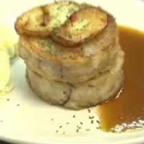 Milhojas de manitas de cerdo