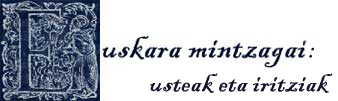 Euskara mintzagai