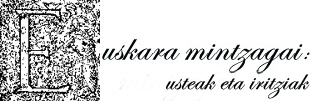 Euskara mintzagai
