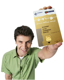 ONA. Herri-erabilera anitzeko Osasun Txartel Elektroniko berria.
